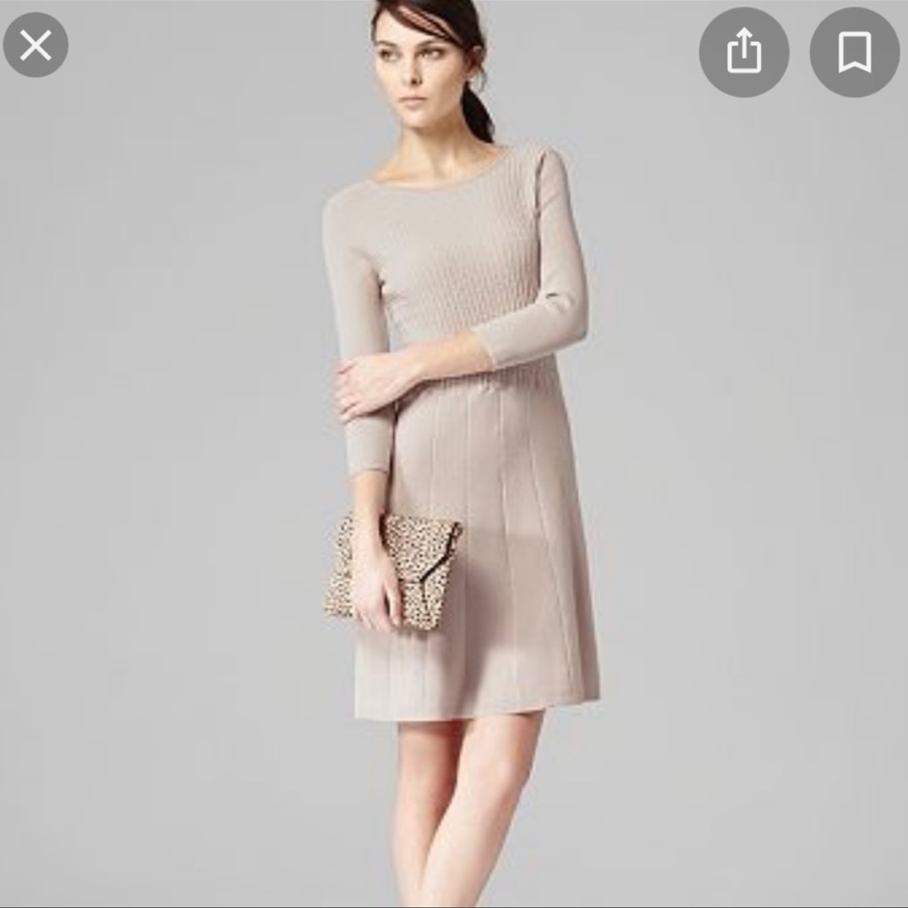 NWT Reiss fit and flare knit dress